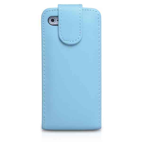 Funda Iphone 5 Tipo Libro Azul